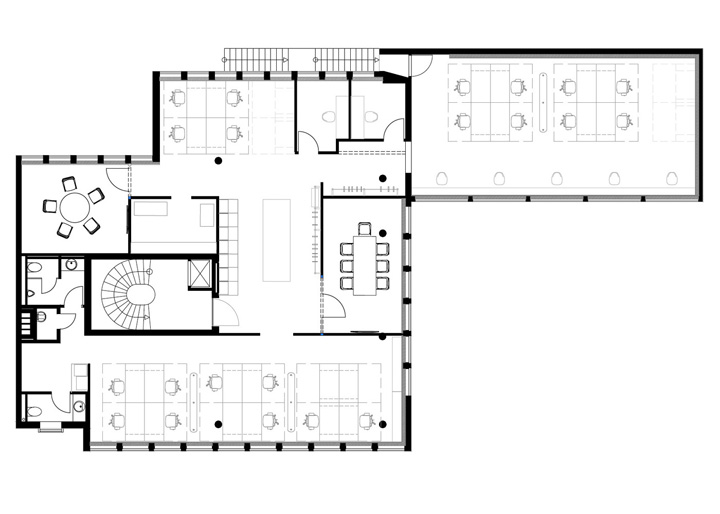 点击浏览大图 时尚工业美学 德国建筑设计公司Scope办公设计欣赏